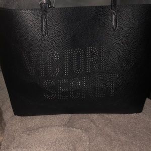 2019 Victoria’s Secret black and silver X-Large tote bag